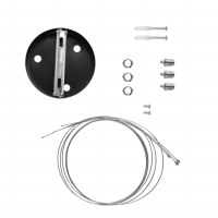 Светильник светодиодный Geometria ЭРА Ring SPO-133-B-40K-045 45Вт 4000К 3200Лм IP40 600*600*80 черный подвесной'