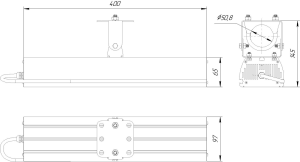 SVT-STR-MPB-32W Пожаробезопасный LED светильник'